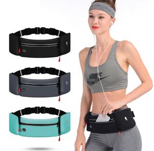 Bisiklet hafif su geçirmez su şişeleri ile fanny paketi paket fermuar kapatma koşu kemeri tutucu cep kadınlar bel çantası - Product Image 2