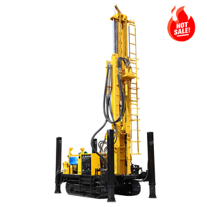 Water Well Borehole Portable Pneumatic Diesel drilling Crawler machine <strong>rigs</strong> - Product Image 1