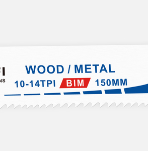 Lames de scie à recette de 6 pouces, 10-14 <span class=keywords><strong>TPI</strong></span>, coupe rapide du bois, de l'aluminium et du métal, lame de scie sauteuse pour scies sauteuses S922VF - Product Image 3
