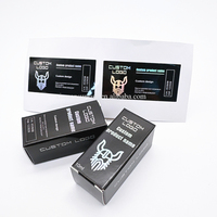 Étiquettes holographiques personnalisées, étiquettes et boîtes pour flacons de 3 ml et 10 ml