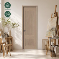 Porte en panneau mélaminé haut de gamme, résistante aux rayures, facile à nettoyer, pour la maison, l'appartement et le bureau