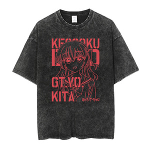 <span class=keywords><strong>T</strong></span>-<span class=keywords><strong>Shirt</strong></span> da Uomo con Stampa di <span class=keywords><strong>Band</strong></span> <span class=keywords><strong>Musicali</strong></span> e Anime Bocchi Club, Taglie Oversize - Product Image 2