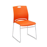 Chaise empilable en plastique à livraison rapide, chaise en plastique bon marché à vendre