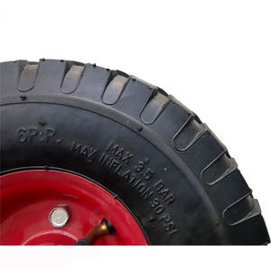 Fabrik preis 260x85 Aufblasbares Gummi rad mit Nadellagern für Handwagen/Handwagen/Elektro roller - Product Image 4