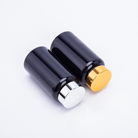 Bouteille en plastique PET vide de luxe, givrée/mate, 100ml/150ml/200ml/250ml, pour comprimés, pilules, capsules de vitamines et compléments nutritionnels