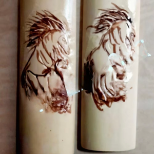 Escamas Artesanales de Cuerno y Hueso de Búfalo Natural – Material de Tallado Estilo Amoroso para Fabricación de Cuchillos y Diseño de Púas Musicales - Product Image 1
