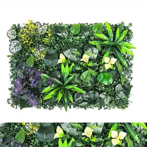 Fournitures pour Jardins Verticaux <span class=keywords><strong>D</strong></span>écoratifs – Mur Végétal Mural Extérieur en PE de Haute Qualité 40x60cm, Plantes Mixtes Milan - Product Image 3