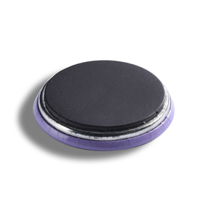 Purple Round PU Leather Customized Cake Gift Souvenir Fridge Magnet - Product Image 4