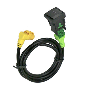 Cable Adaptador USB Compatible con Volkswagen RNS315, Botón de Interruptor para VW GOLF Passat CC RCD510 - Product Image 2