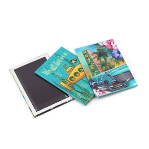 Durable Printed Logo Promotional Gift Souvenir Refrigerator Tinplate <b>Fridge</b> Magnet - Product Image 4