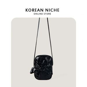 Bolso de Hombro Cruzado de PU y Nylon Suave con Cremallera para Mujer, Directo de Fábrica - Product Image 3