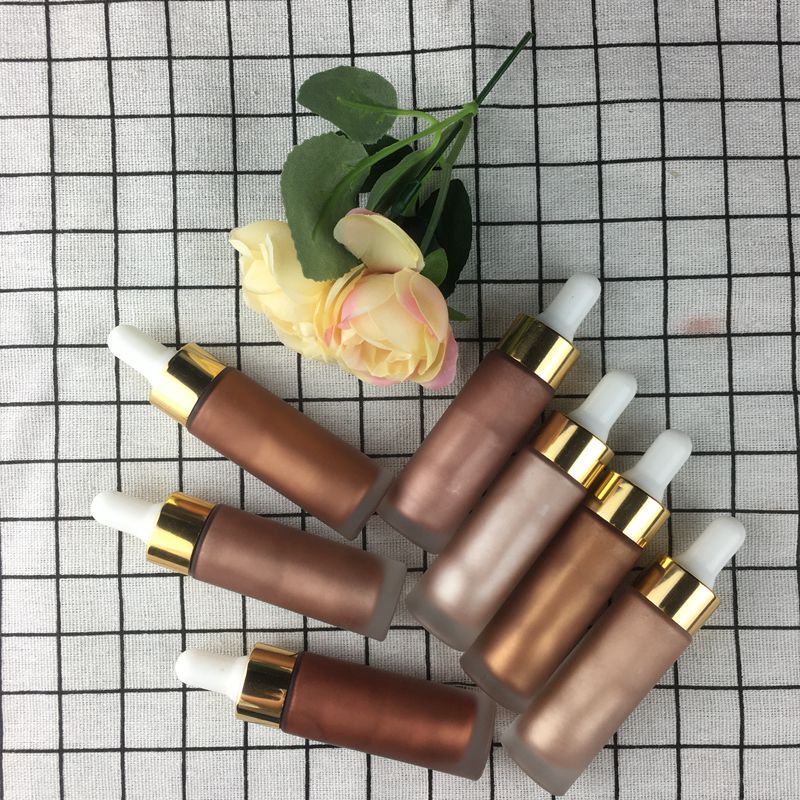 Высокопигментированный органический Жидкий Макияж, мерцающий Хайлайтер для лица и тела с вашим личным ярлыком