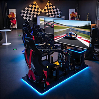 Simulateur de course VR de voiture de course F1 à 6 degrés de liberté électrique, karting intérieur/extérieur, expérience de conduite en métal, centre commercial éducatif