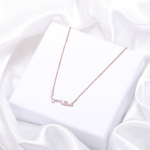 Vòng Cổ Mặt Dây Chuyền HOVANCI Hình Chữ Cái Ả Rập Hồi Giáo Cá Nhân Hoá Trang Sức Vòng Cổ Mặt Dây Chuyền Kim Cương Pha Lê CZ - Product Image 3