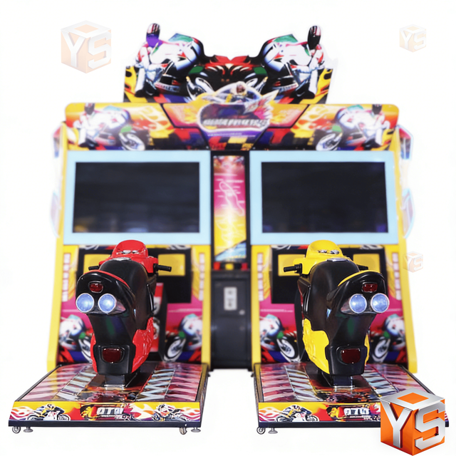 ZDYS Racing Car Arcade Simulator with Hydraulic Motion Feedback