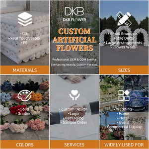 DKB Best Selling Wedding Decoration & Supplies Wedding Florals Artificial Silk Flower Arrangement for Wedding Decor - Product Image 4