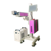 Machine de marquage laser UV industrielle automatique haute vitesse 3W 5W 10W 15W 355nm pour l'impression de la date d'expiration sur les emballages alimentaires et cosmétiques
