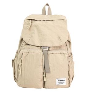 2025 टिकाऊ स्कूल लैपटॉप बैकपैक रचनात्मक रंग अवरुद्ध बैकपैक महिलाओं आकस्मिक खेल यात्रा बैग बैग - Product Image 3