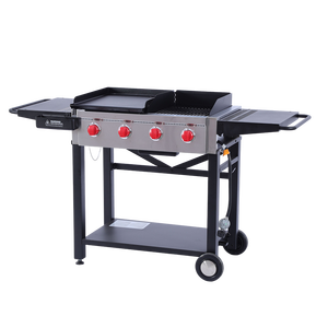 شواية سهلة التنظيف للطهي في الهواء الطلق، فرن غاز متعدد الوظائف مع عربة شواء خارجية - Product Image 3