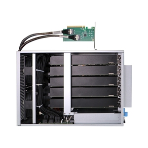 5-Way GPU PCIe 4.0 Expansion <b>Dock</b> Supports Multi-<b>Dock</b> Expansion PEX88096 <b>Switch</b> for AI Computing - Product Image 6