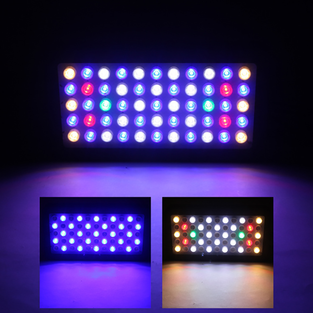 165W Dimmable LED Aquarium Light Fish Tank Marine Reef Coral Lamp