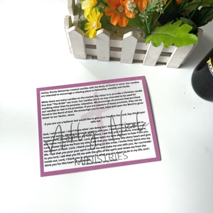 Cartes papier à impression personnalisée <span class=keywords><strong>Carte</strong></span> de remerciement <span class=keywords><strong>Carte</strong></span> de vœux pour petites entreprises avec enveloppe et autocollants - Product Image 2