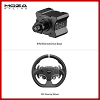 Volant et pédalier de simulation de course professionnels MOZA R9 V3 en gros pour jeux de course sur PC