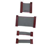 Câble ruban plat personnalisé avec câble plat flexible de type micro-match rouge de 1.27mm 2.54mm Câble plat de type micro-match