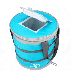 Sacs isothermes pliables personnalisés en PEVA imperméable pour le vin, la pêche, le camping, les pique-niques et la plage - Product Image 2