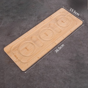 Bamboo Wood <strong>Bead</strong> Tray Portable Solid Wood Jewelry Making Tool Beading <strong>Board</strong> for Bracelet Necklace Stringing - Product Image 3