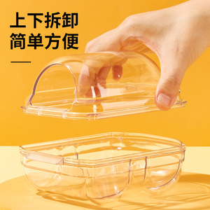 Inodoro transparente para hámster con arena para baño, a prueba de salpicaduras y polvo, para uso en verano, para hámsteres dorados, contenedor de plástico para baño de mascotas - Product Image 1