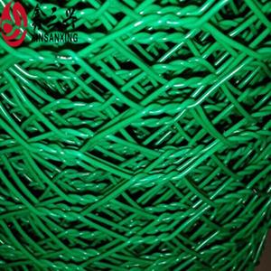 Toptan fiyat PVC kaplı altıgen tel örgü yeşil plastik tel kümes örgüsü/tavuk kümesi eskrim - Product Image 4