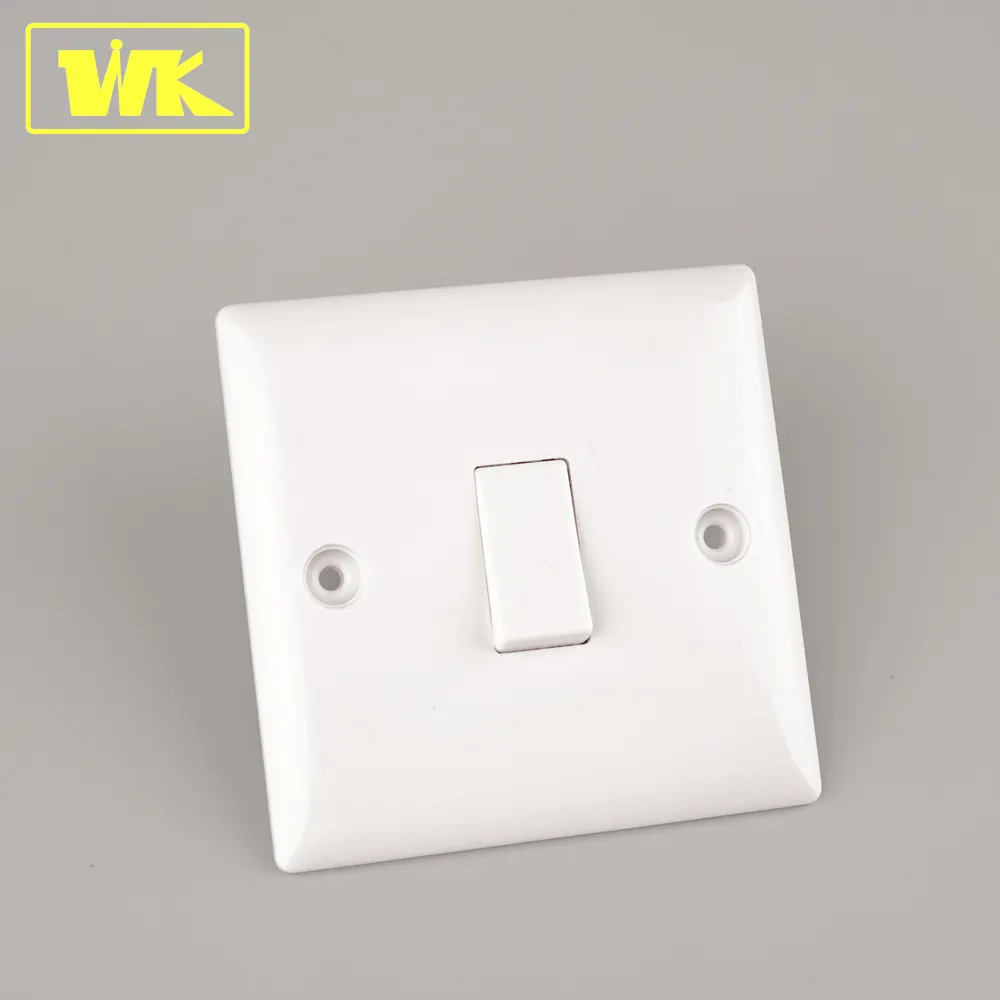 Light Switch WK Slim Urea 10AX 1 Gang 2 Way Light Wall Switch UK Type