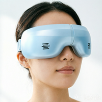 Masseur oculaire à air chaud et froid, masque oculaire intelligent rechargeable avec massage Shiatsu pour soulager les migraines et la fatigue oculaire