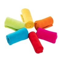 Couverture polaire ultra douce et confortable 220 GSM pour avion, légère, toutes saisons, en polyester, idéale pour les voyages, cadeau personnalisé