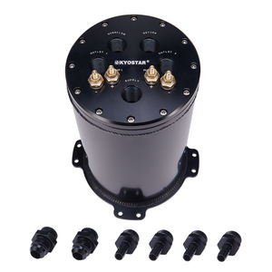 KYOSTAR <span class=keywords><strong>2</strong></span>.8L алюминиевый высокопроточный топливный бак для сдвоенных 40-мм насосов 8AN ORB Модель двигателя автомобиля - Product Image 5