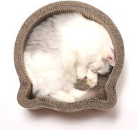 Vietnam Réversible Chat Scratch Pad Lounge Cadre En Bois De Bouleau avec Carton Chat Scratcher Lit
