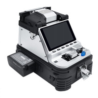 Alat Sambung Serat Optik AI-10 Signal Fire FTTH Enam Motor 10 Bahasa Pemanasan Cepat AI-10 Fusion Splicer
