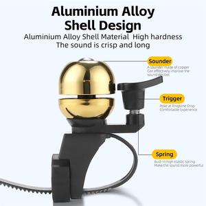 西部自行车复古自行车铜声音车把戒指喇叭铃安全铃声清脆小巧便携山地车铃 - Product Image 3