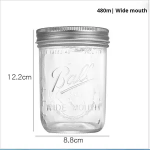 ถ้วยแก้วสตูว์ขวดแก้วดีไซน์ทันสมัยโถน้ำผึ้งขวดคาเวียร์สำหรับเก็บอาหาร - Product Image 2