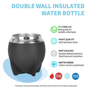 2025 gran oferta 280ml 10oz estilo argentino aislado compañero Taza Termo de viaje botella de agua de acero inoxidable botella de agua - Product Image 3