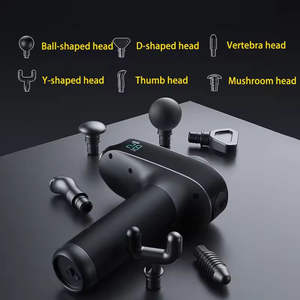 Nueva Pistola de Masaje de Bajo Ruido con Motor sin Escobillas de 30 Velocidades, Batería de 1200mAh, Control de Tiempo de Percusión para Tejido Profundo y Músculos Corporales - Product Image 4