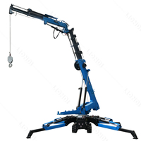Meistverkaufter Kompakter Hydraulischer Hebekran 4 Tonnen 5 Tonnen 8 Tonnen Spider-Raupenkran Kleiner Raupenkran Preise