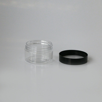 Pot de stockage en plastique moderne pour chocolat et beurre de cacahuète récipient d'emballage en plastique PET transparent pots pour aliments