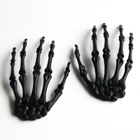 1 paire de mains de squelette, accessoires de décoration d'Halloween, zombies, fantômes, scène effrayante, ornement pour fête d'Halloween, décoration d'horreur pour fête d'Halloween