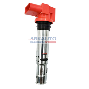Bobina de encendido de alto rendimiento, accesorio rojo de 036905715G, 036905100A, UF691, para AUDI VW, <span class=keywords><strong>VOLSWAGEN</strong></span>, SEAT, SKODA, EA111, 1,4 T, 1,6, 1,4 - Product Image 1
