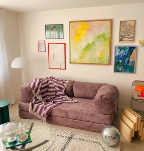 Minimaliste carré velours côtelé salon modulaire sectionnel confortable Teddy pliable canapé-lit sous vide compressé canapé pour <span class=keywords><strong>Villa</strong></span> - Product Image 4