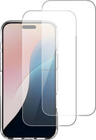 Coque de téléphone magnétique 5-en-1 anti-jaunissement en TPU et PC transparent avec 2 protections d'objectif en verre trempé pour iPhone 17 Pro Max