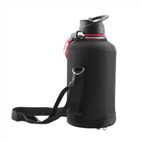Housse isotherme en tissu Oxford 64 oz pour bouteille de sport – Support durable pour gourde, idéal pour la gym, la randonnée et la course à pied