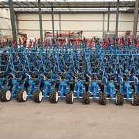 Zanjadora de Discos Accionada por Tractor Agrícola, a Gasolina, de Alta Productividad, Tipo Simple y Doble